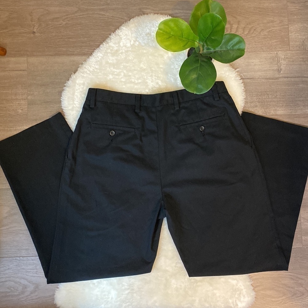 Men’s Docker Black Trouser - Picture 2 of 6